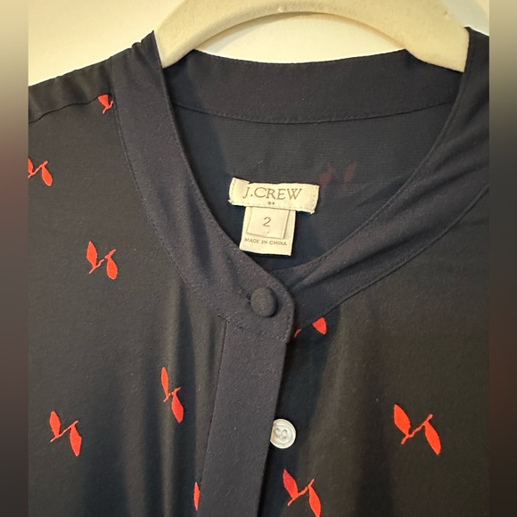 J Crew Patterned Dress - Size 2 - Picture 3 of 4